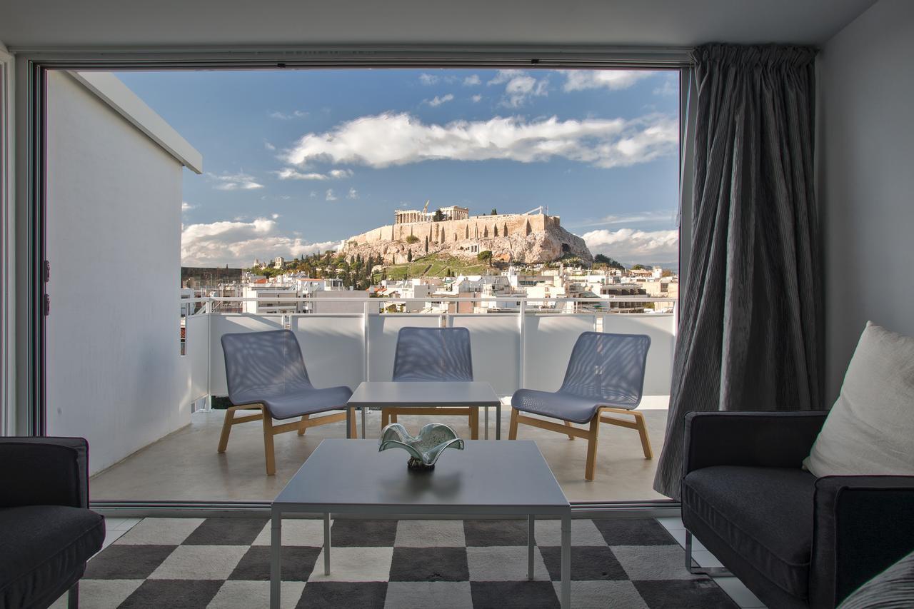 Bright Apartment With Stunning Acropolis Views! Sg5 Athens Luaran gambar