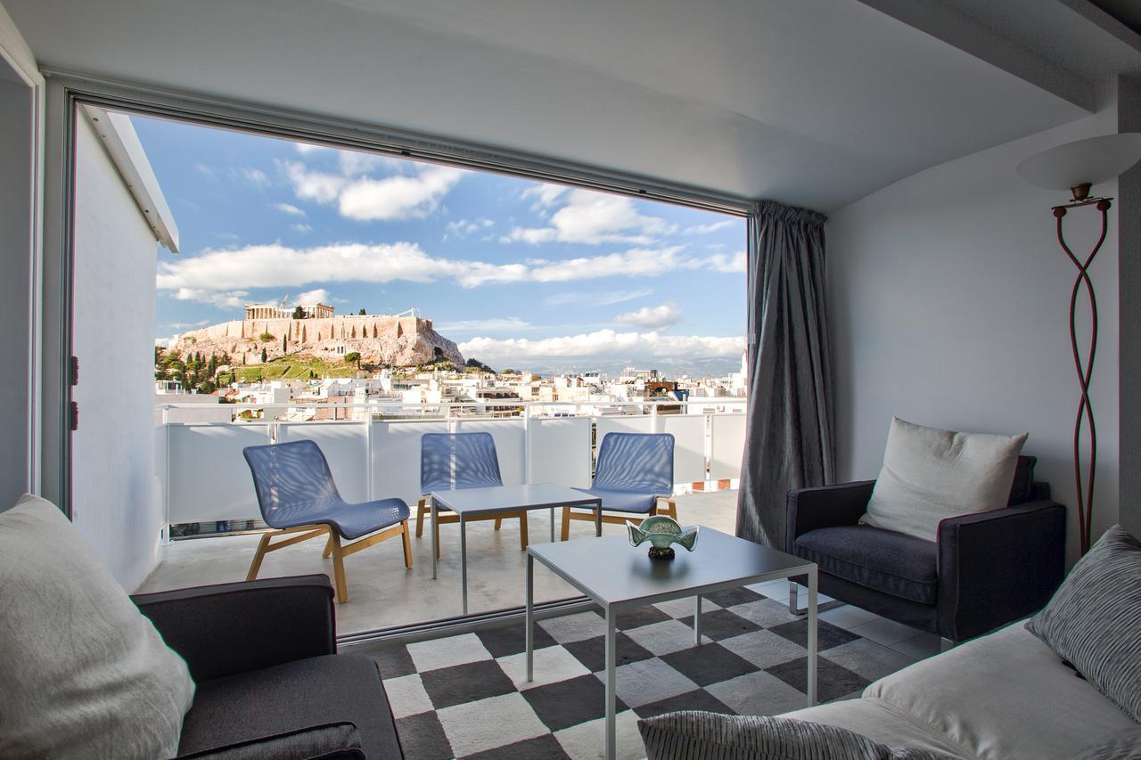Bright Apartment With Stunning Acropolis Views! Sg5 Athens Luaran gambar
